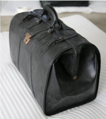 Luggage, bronze sculpture, 2008, image 6