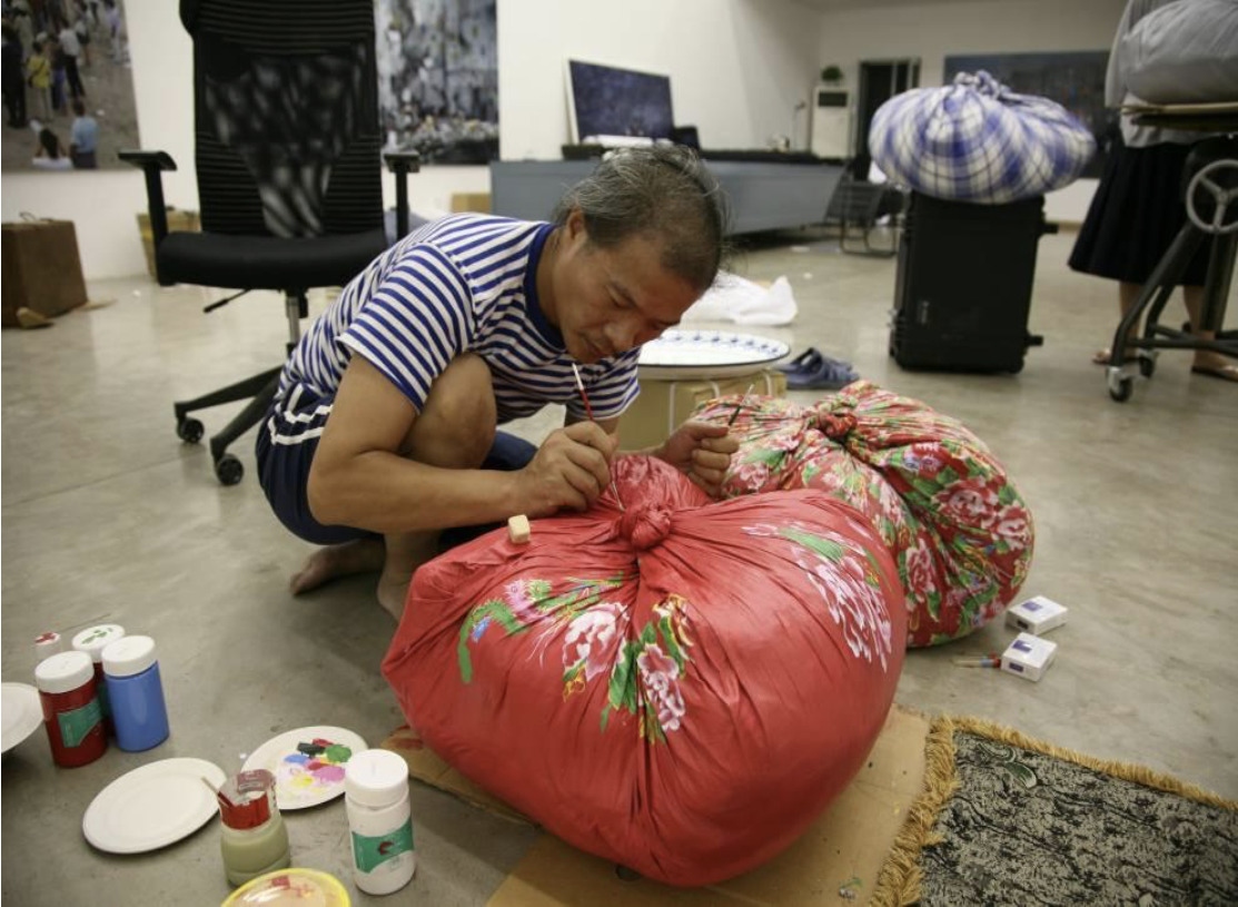 Luggage, bronze sculpture, 2008, image 19