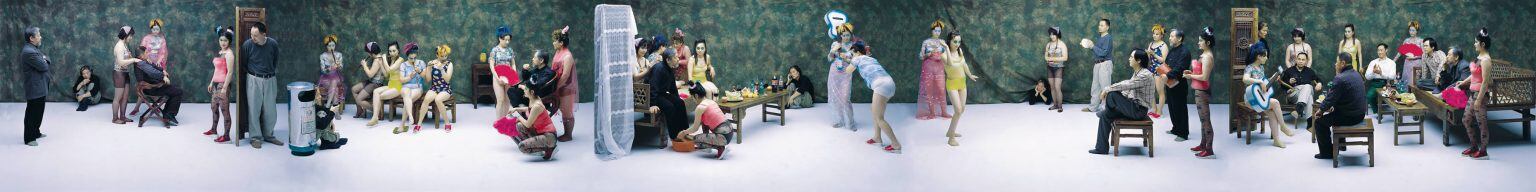 老栗夜宴图