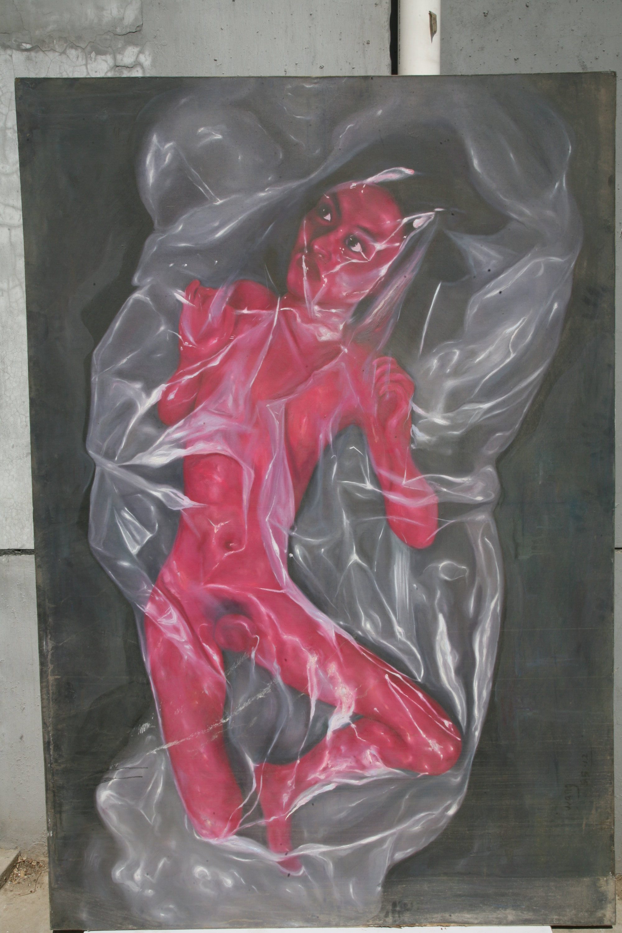 Dysphasia (full body) series No.4, 220x175cm, 1995