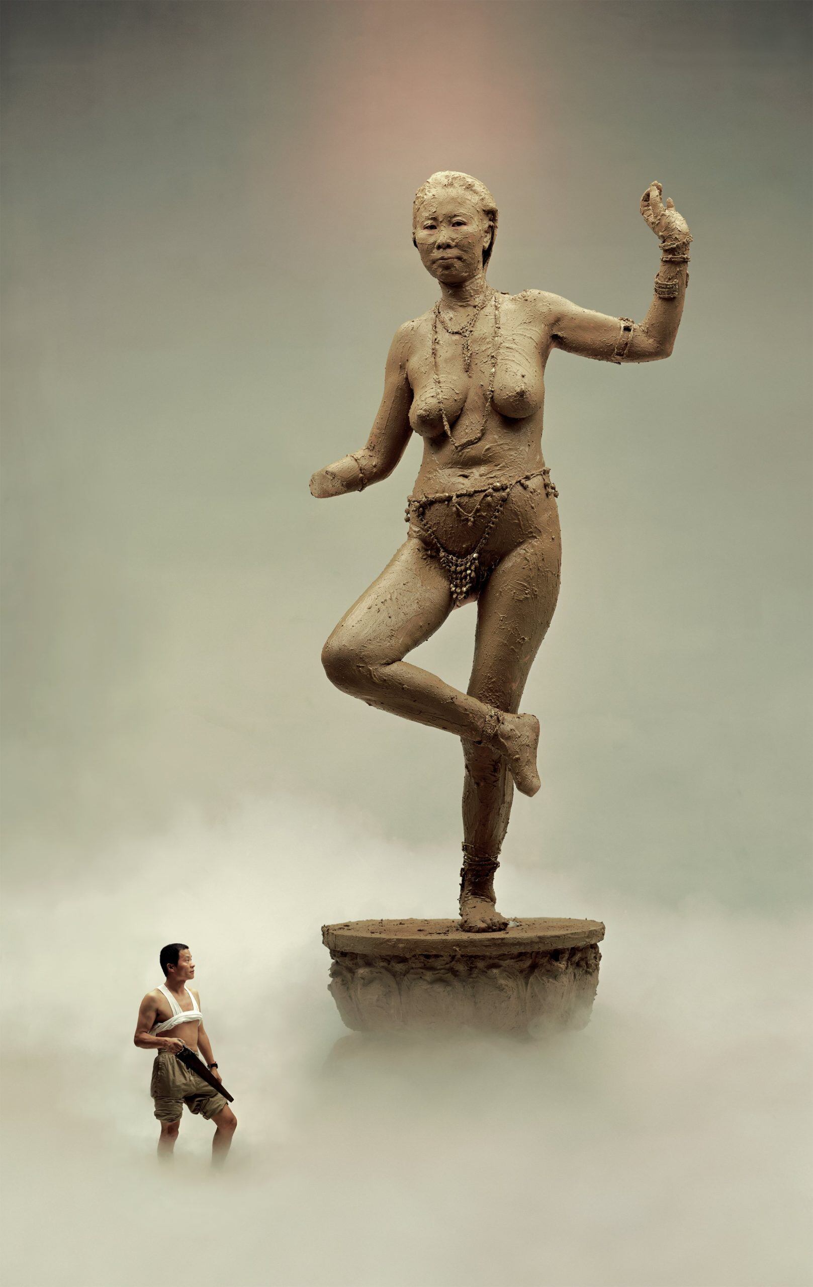 Pre-Incarnation (left panel), 190×120cm, 2002
